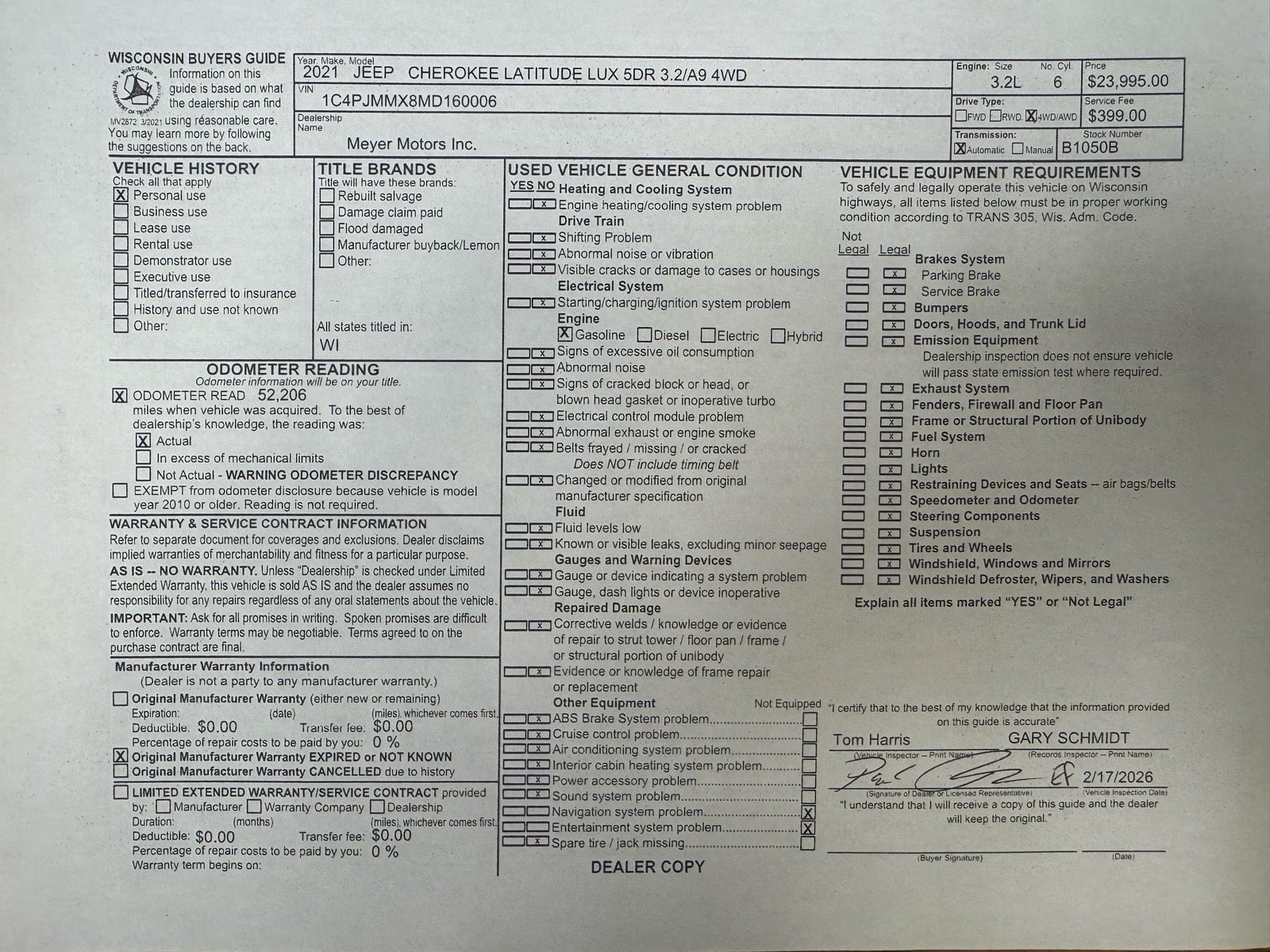 2021 Jeep Cherokee Latitude Lux