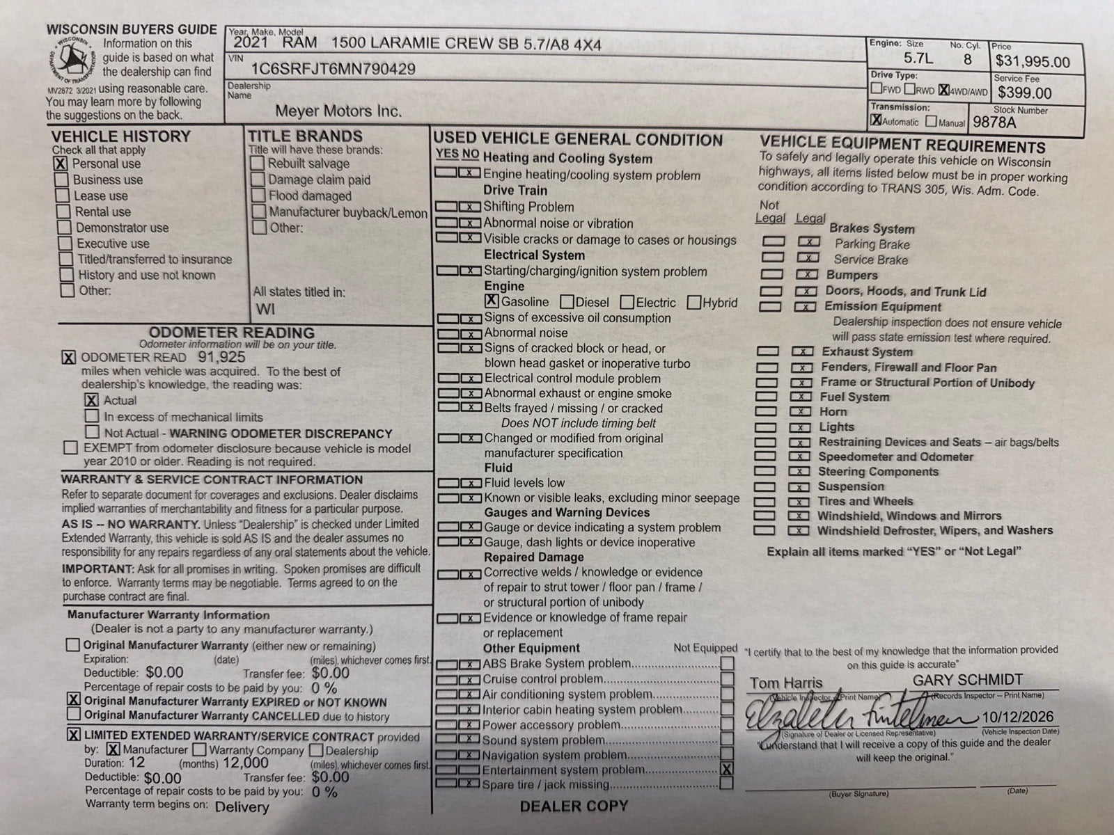 2021 RAM Ram 1500 Pickup Laramie - Photo 34