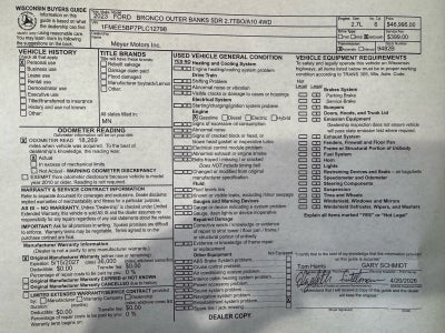 2023 Ford Bronco Base