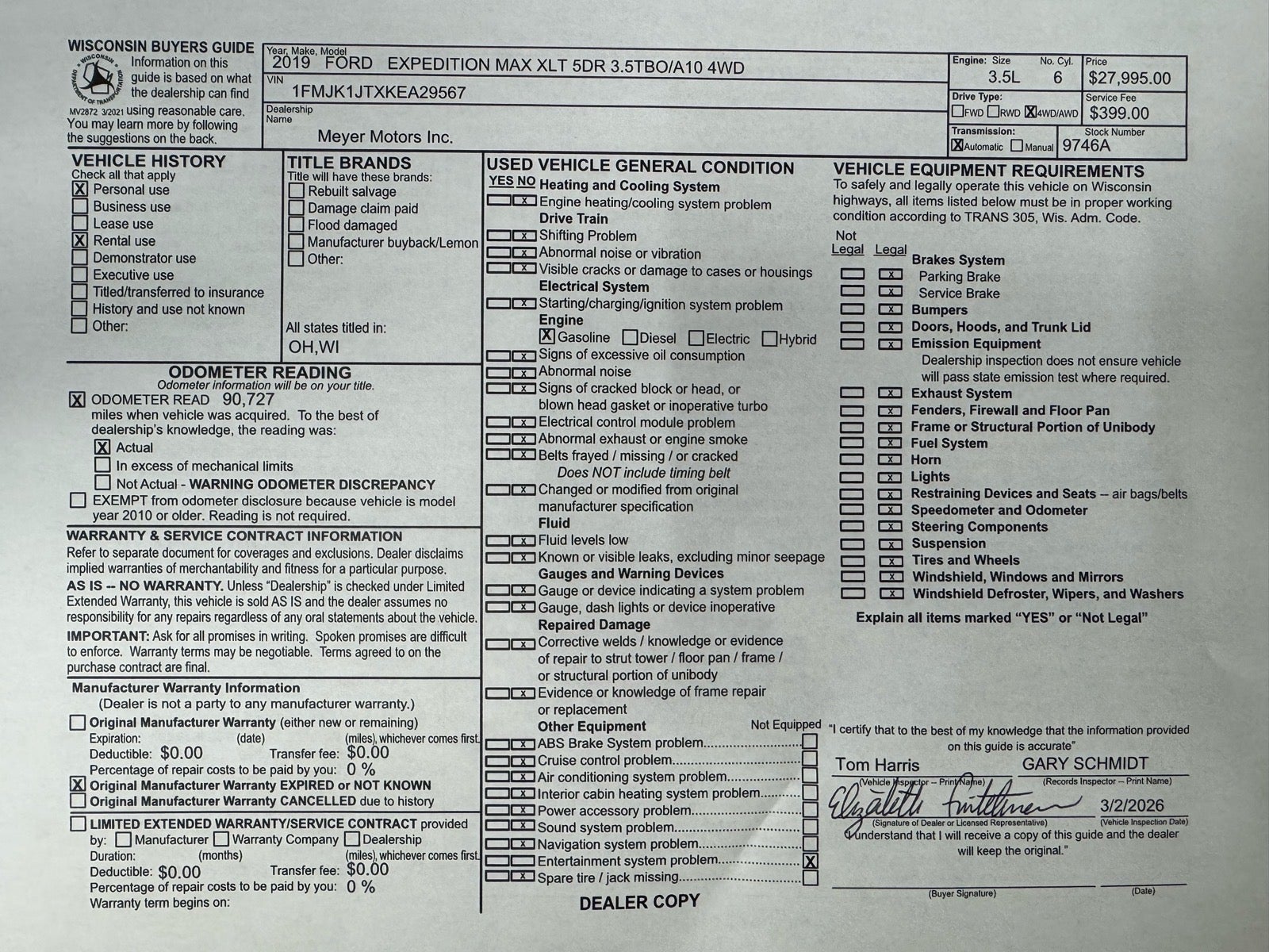 2019 Ford Expedition Max XLT