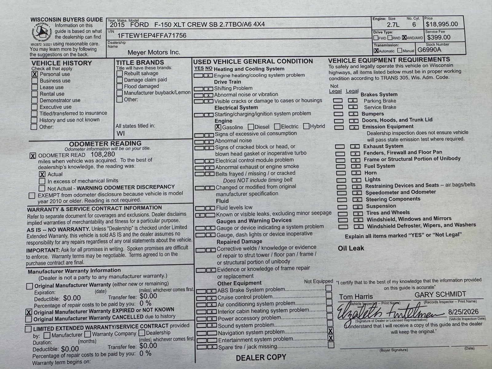 2015 Ford F-150 XLT