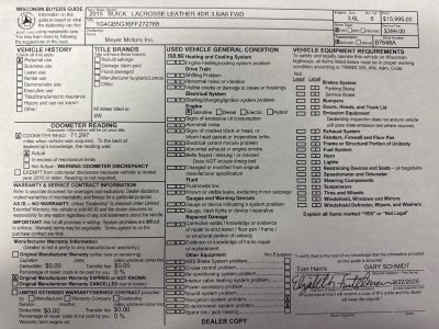 2015 Buick LaCrosse Leather
