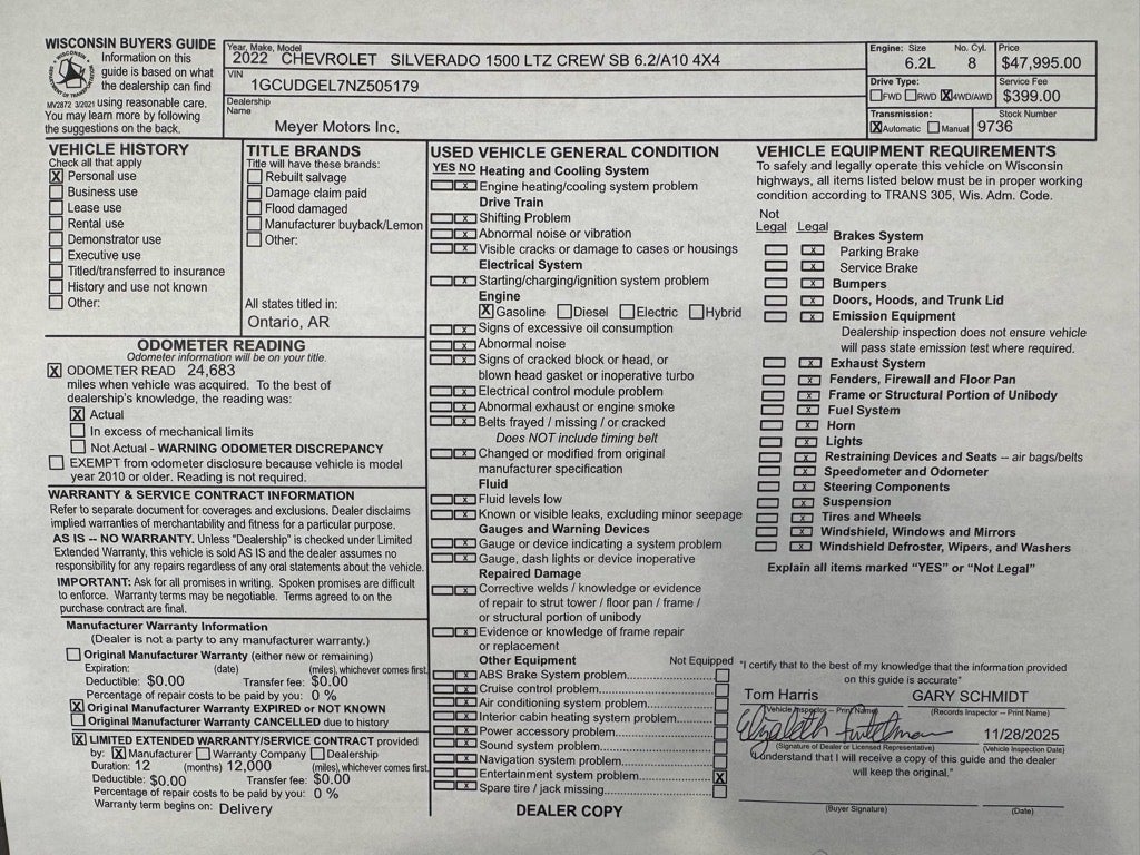 2022 Chevrolet Silverado 1500 LTZ