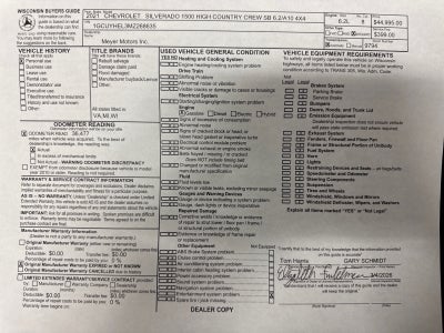 2021 Chevrolet Silverado 1500 High Country