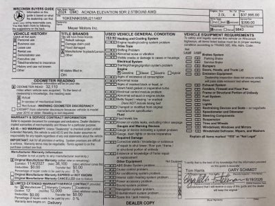 2024 GMC Acadia Elevation