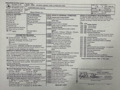 2024 GMC Acadia Denali