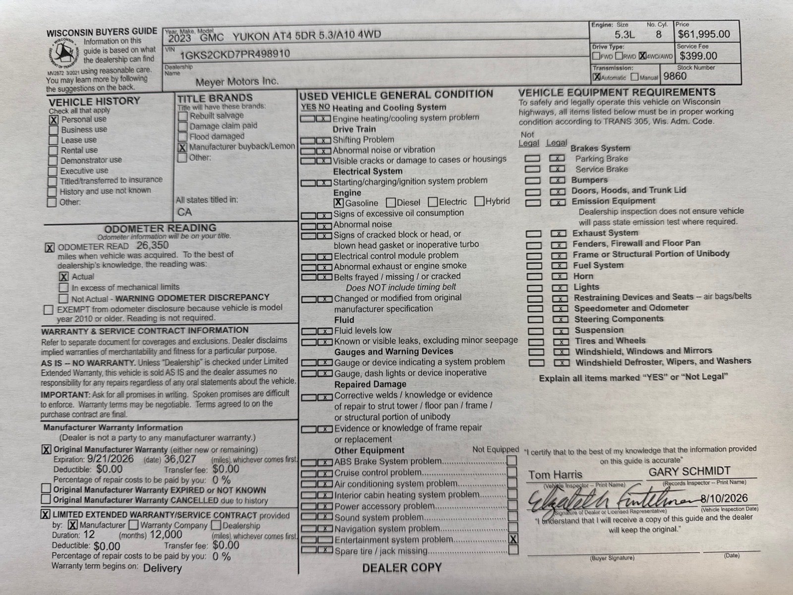 2023 GMC Yukon AT4