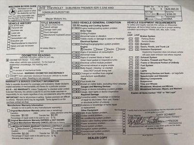 2018 Chevrolet Suburban Premier