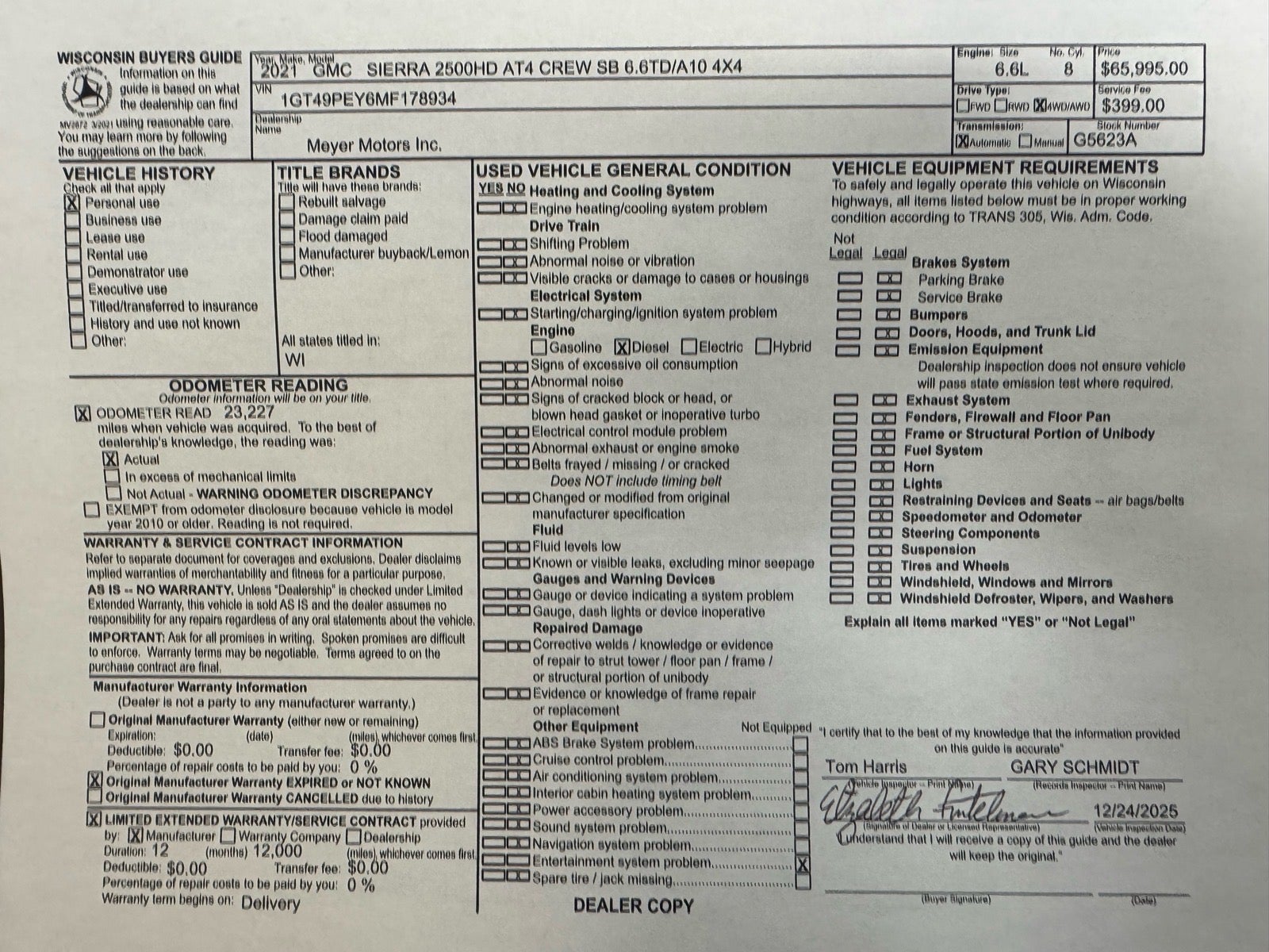 2021 GMC Sierra 2500 HD AT4