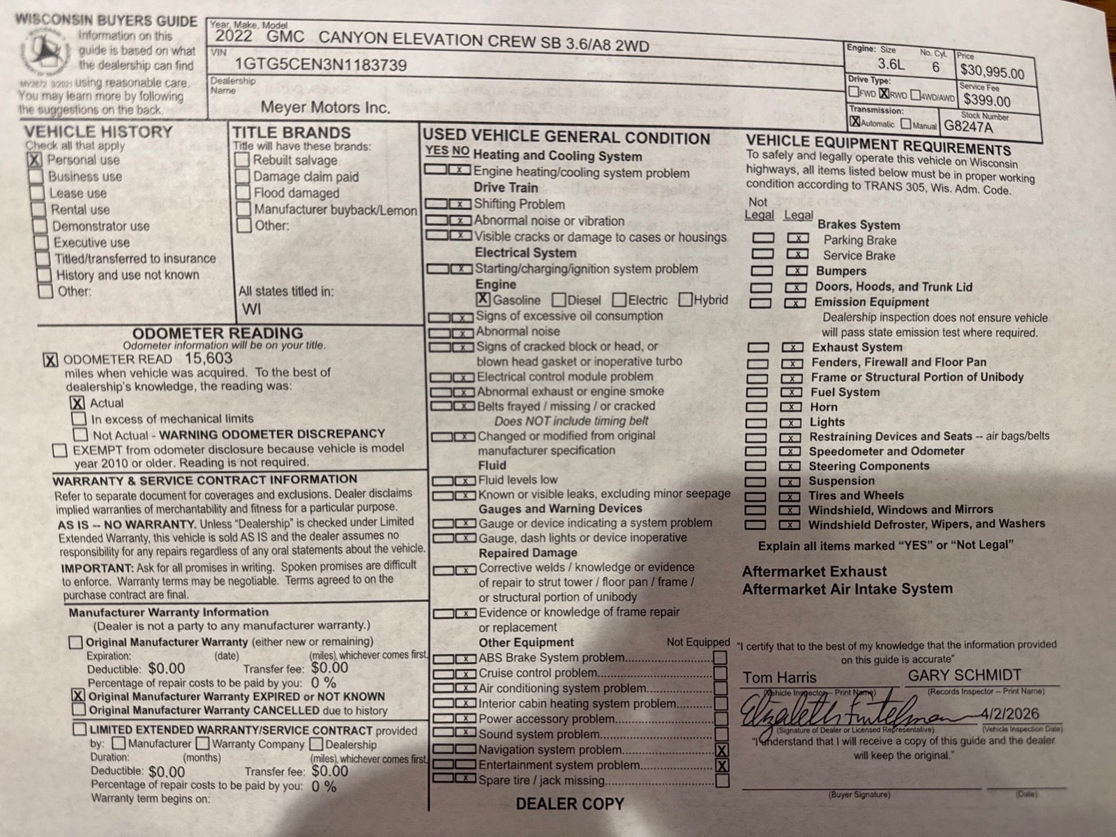 2022 GMC Canyon Elevation