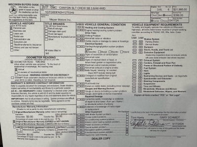 2017 GMC Canyon 4WD SLT