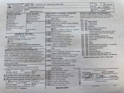 2022 GMC Canyon AT4 - Leather
