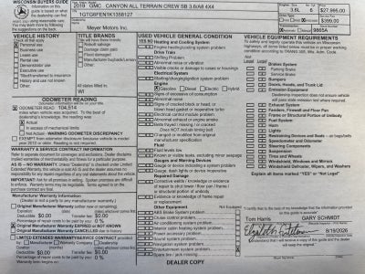 2019 GMC Canyon 4WD All Terrain w/Leather