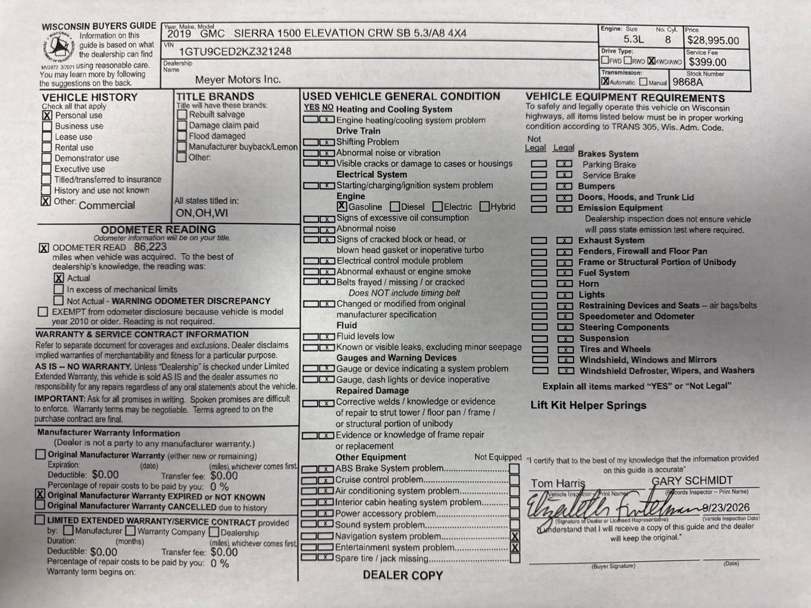 2019 GMC Sierra 1500 Elevation