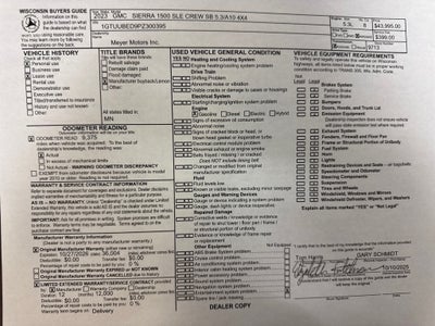 2023 GMC Sierra 1500 SLE