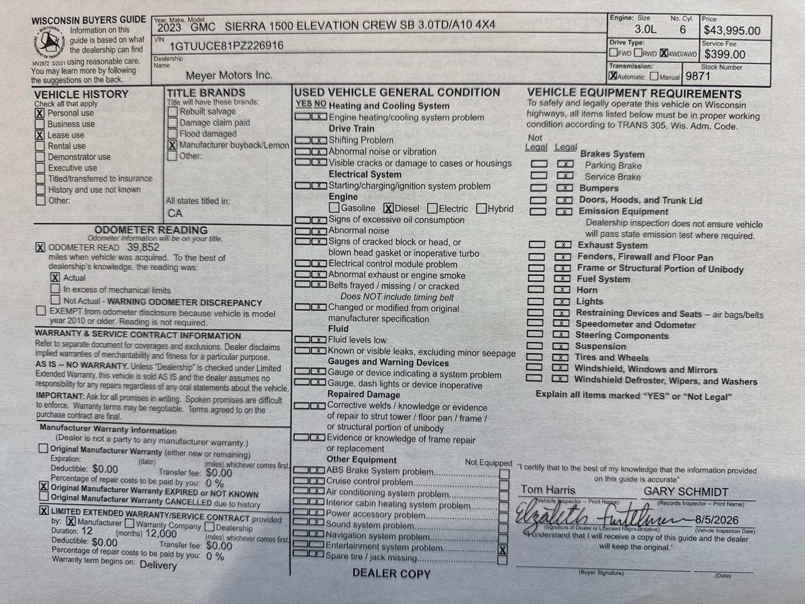 2023 GMC Sierra 1500 Elevation