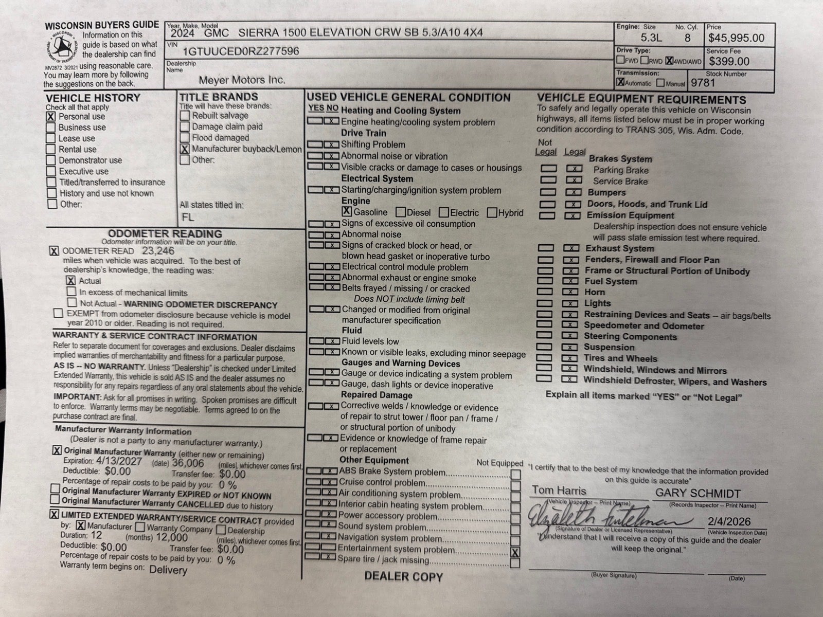 2024 GMC Sierra 1500 Elevation