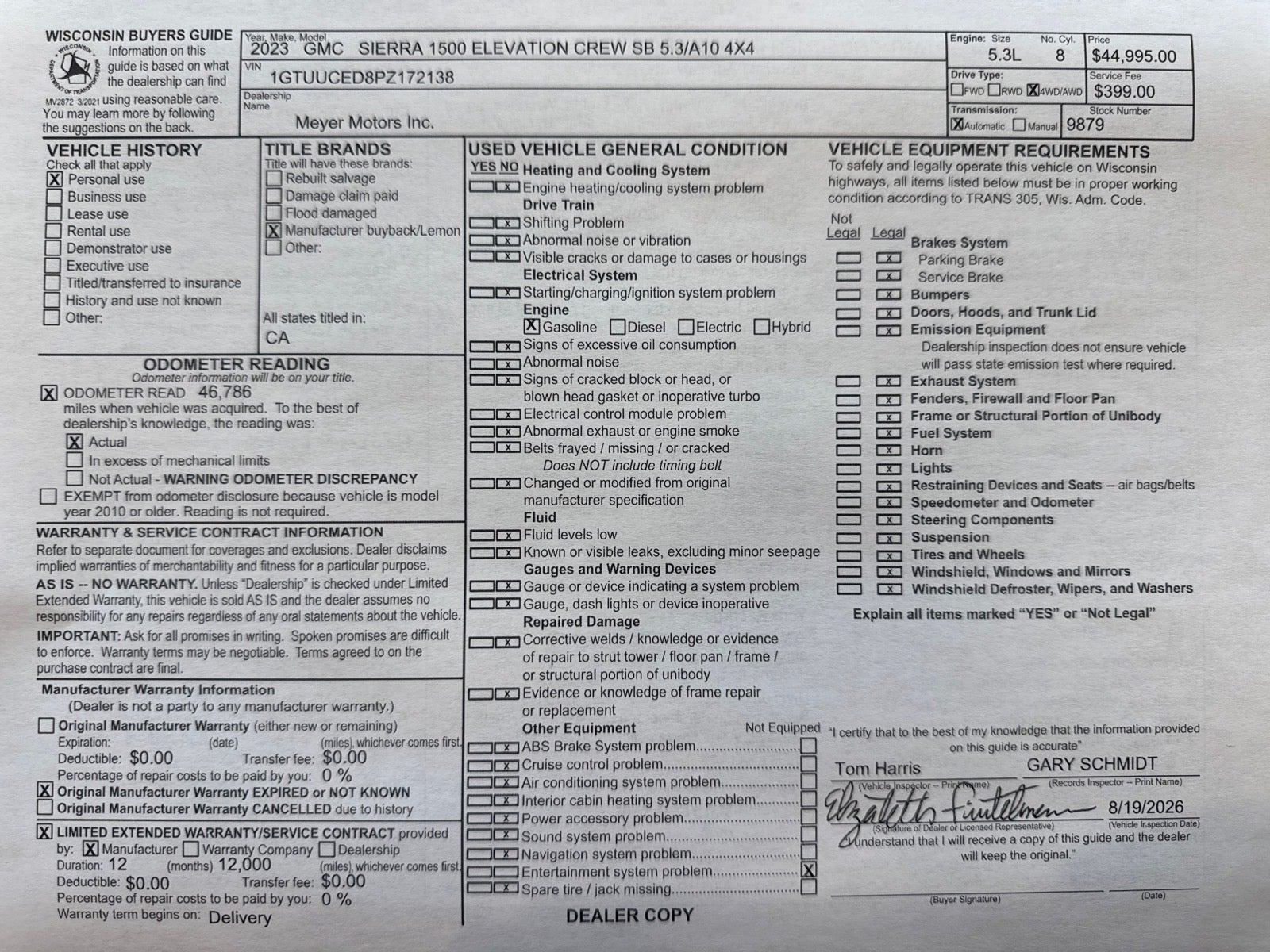 2023 GMC Sierra 1500 Elevation