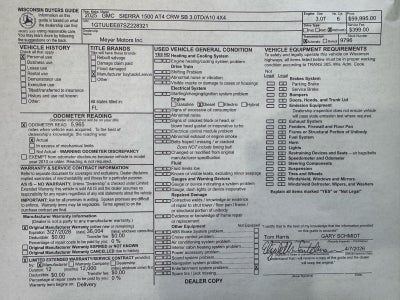 2025 GMC Sierra 1500 AT4