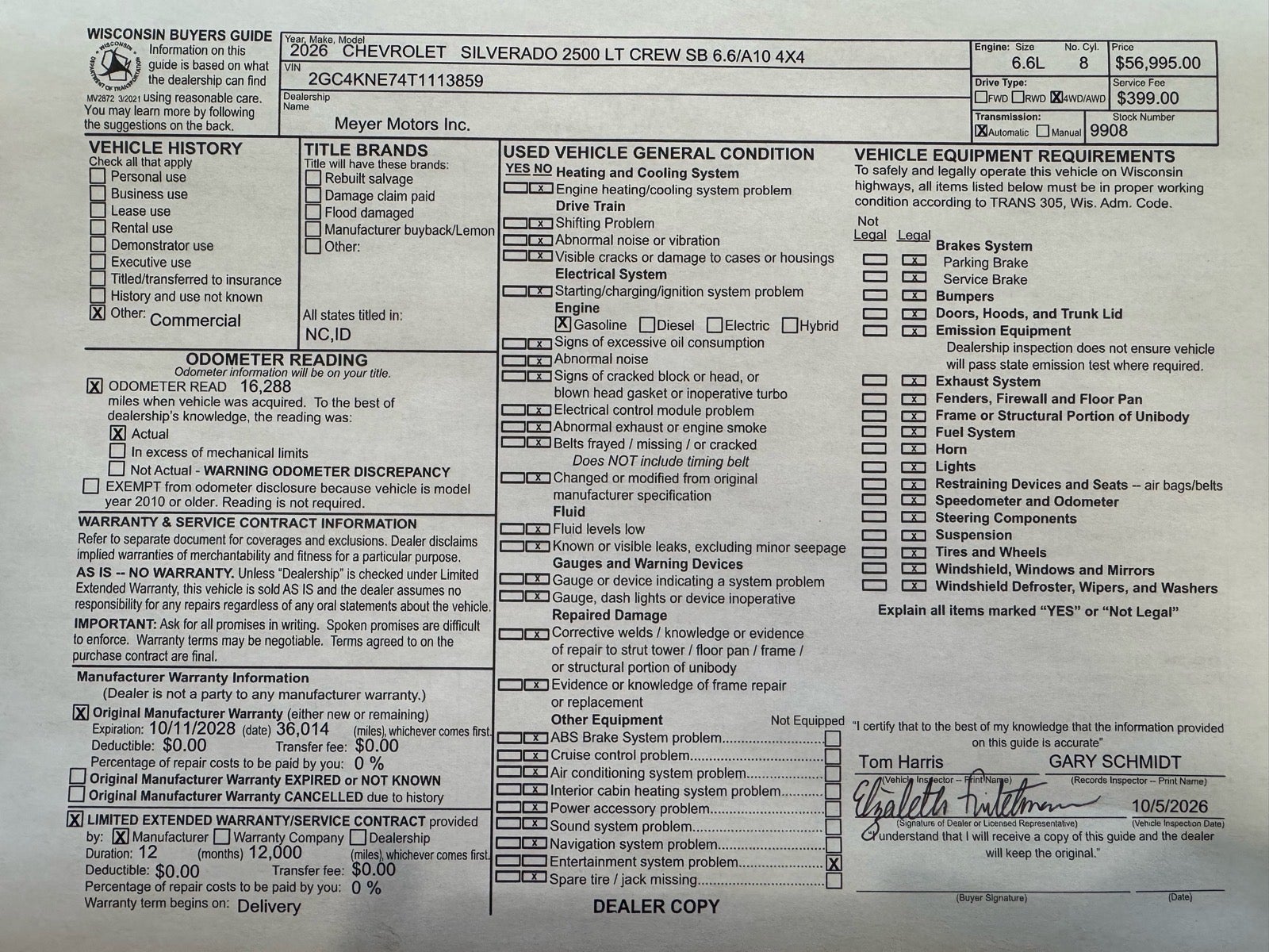 2026 Chevrolet Silverado 2500 HD LT
