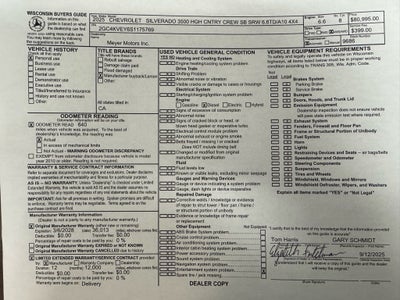2025 Chevrolet Silverado 3500 HD High Country