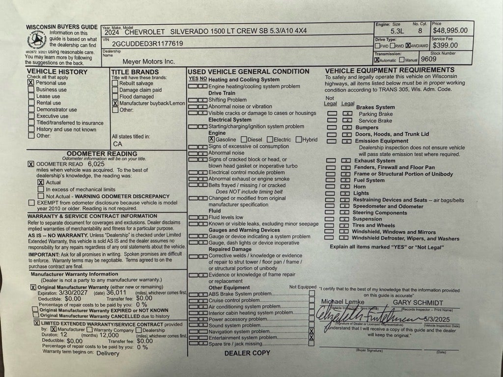 2024 Chevrolet Silverado 1500 LT