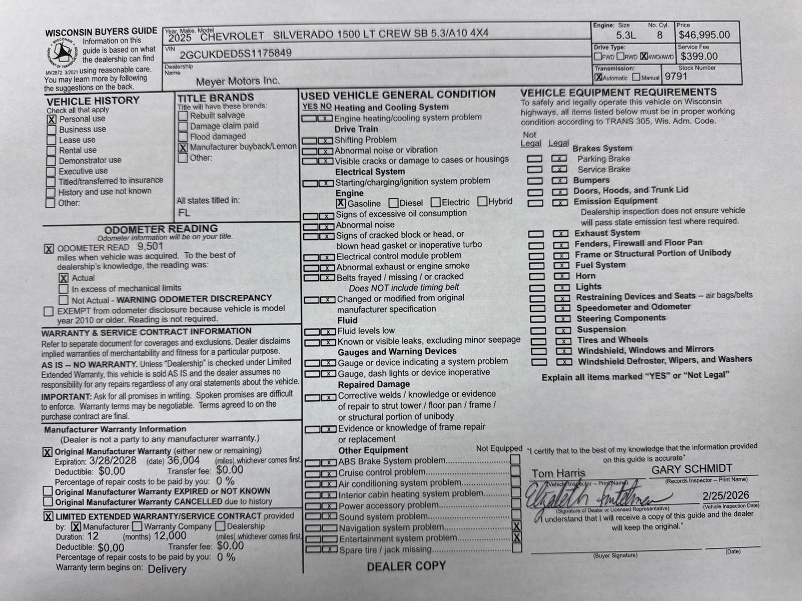 2025 Chevrolet Silverado 1500 LT