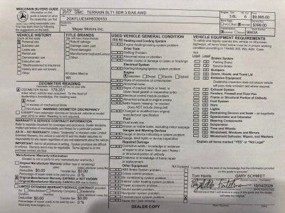 2017 GMC Terrain SLT