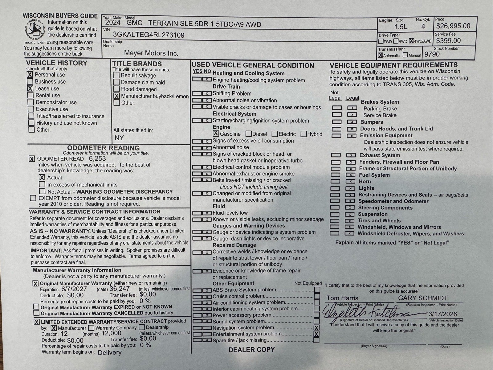 2024 GMC Terrain SLE
