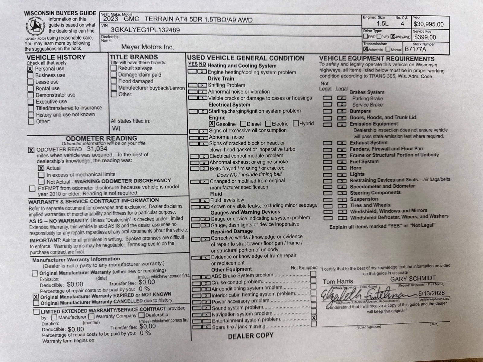 2023 GMC Terrain AT4