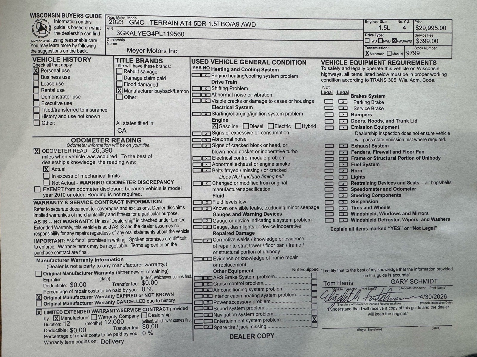 2023 GMC Terrain AT4
