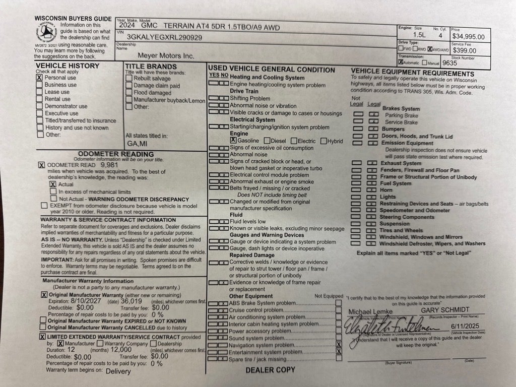 2024 GMC Terrain AT4