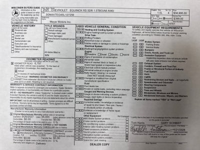 2025 Chevrolet Equinox RS