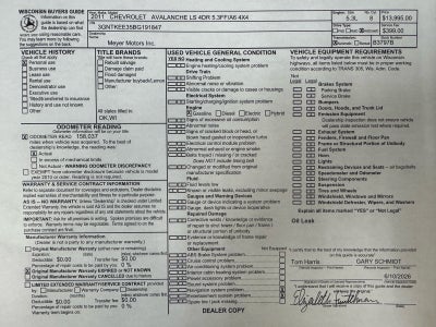 2011 Chevrolet Avalanche LS