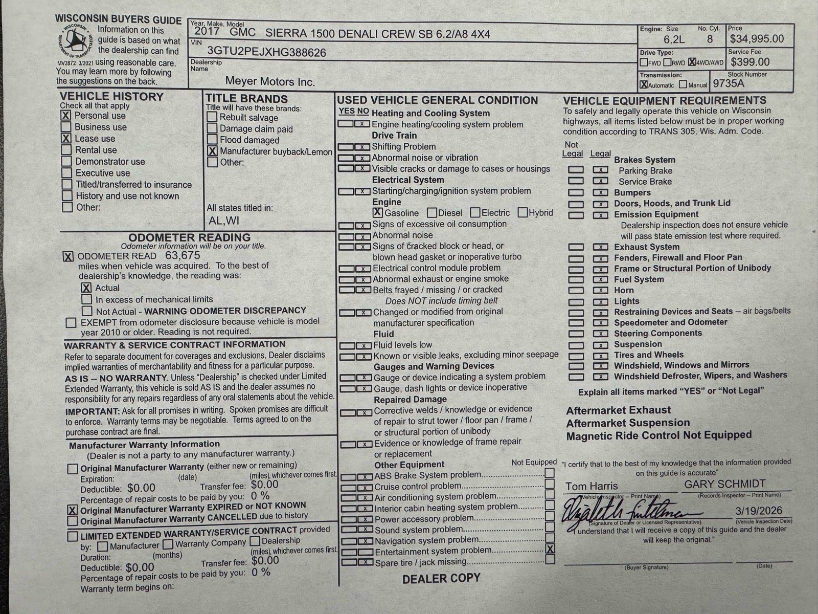 2017 GMC Sierra 1500 Denali