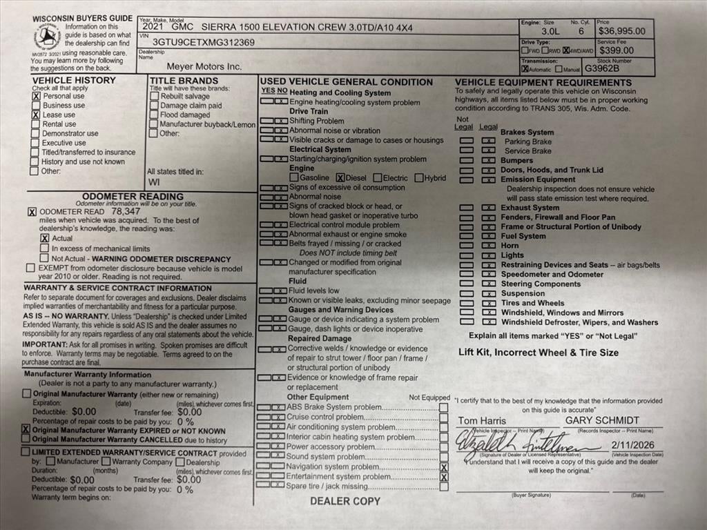 2021 GMC Sierra 1500 Elevation