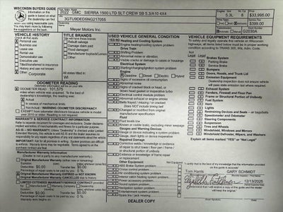 2022 GMC Sierra 1500 Limited SLT