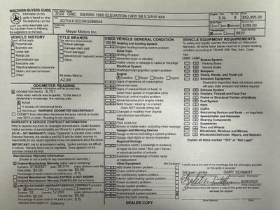 2024 GMC Sierra 1500 Elevation