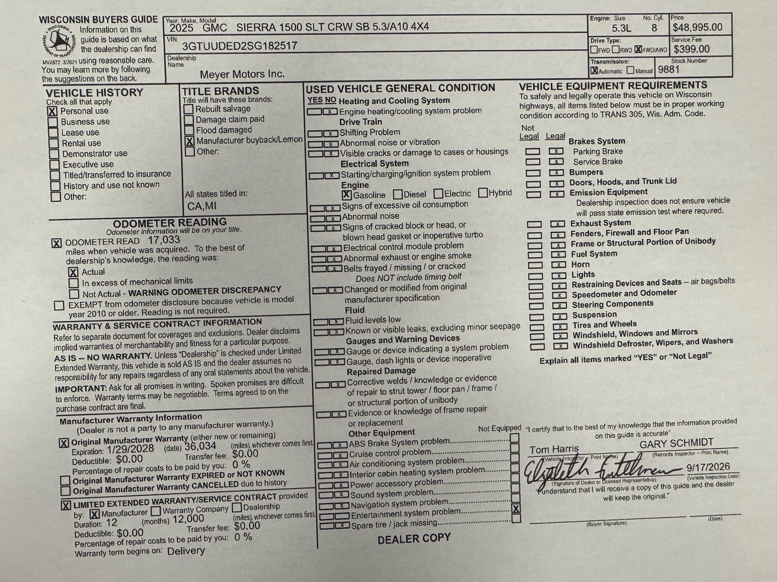 2025 GMC Sierra 1500 SLT