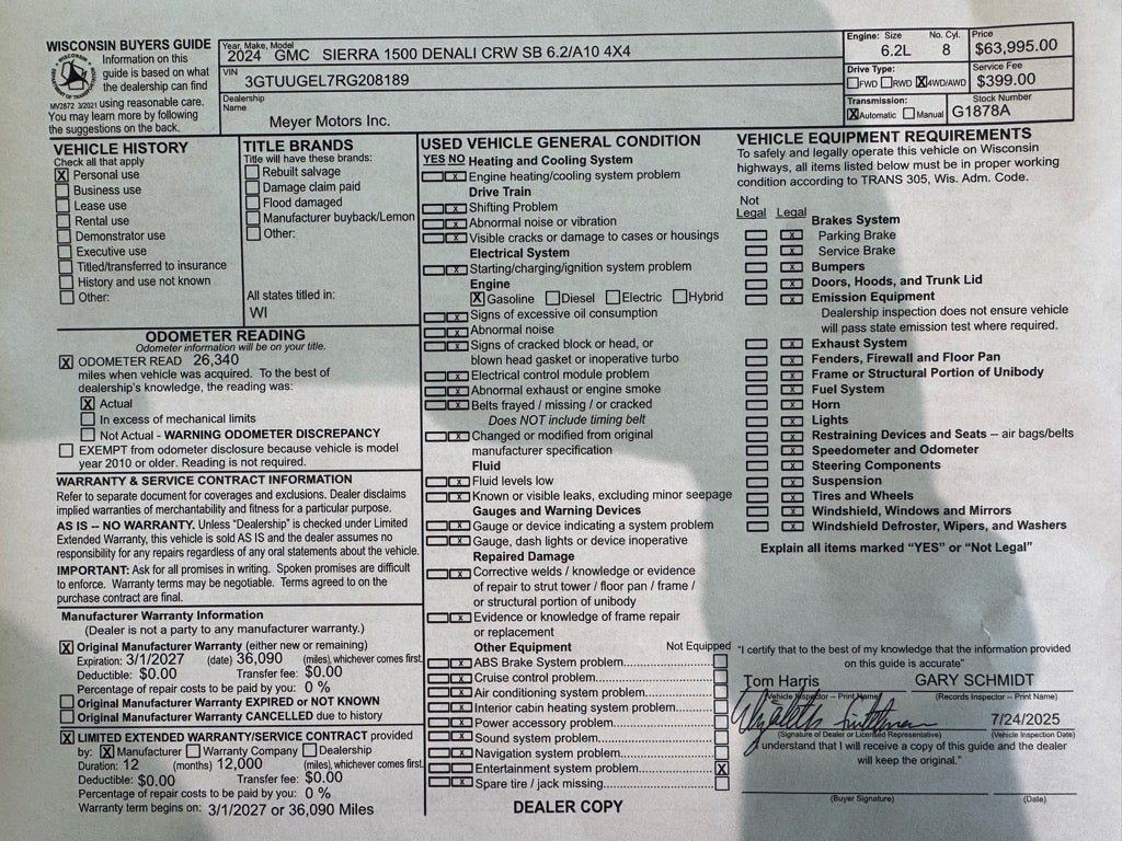 2024 GMC Sierra 1500 Denali