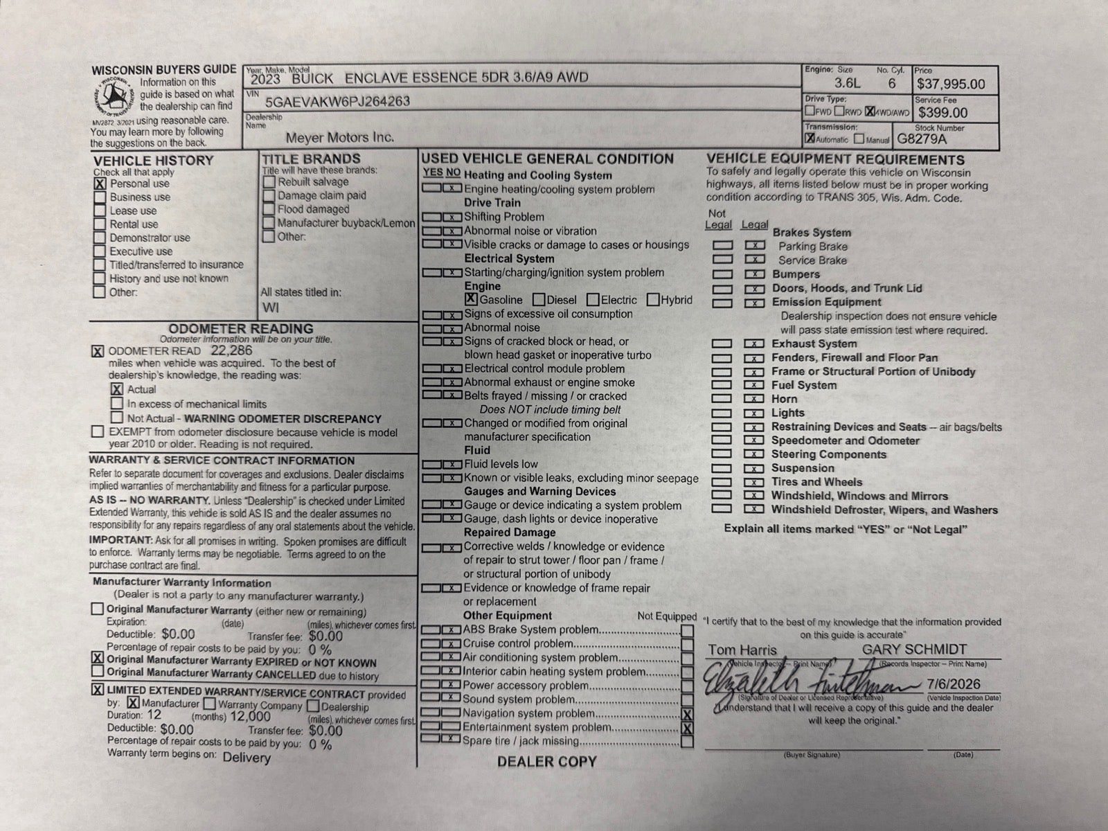 2023 Buick Enclave Essence