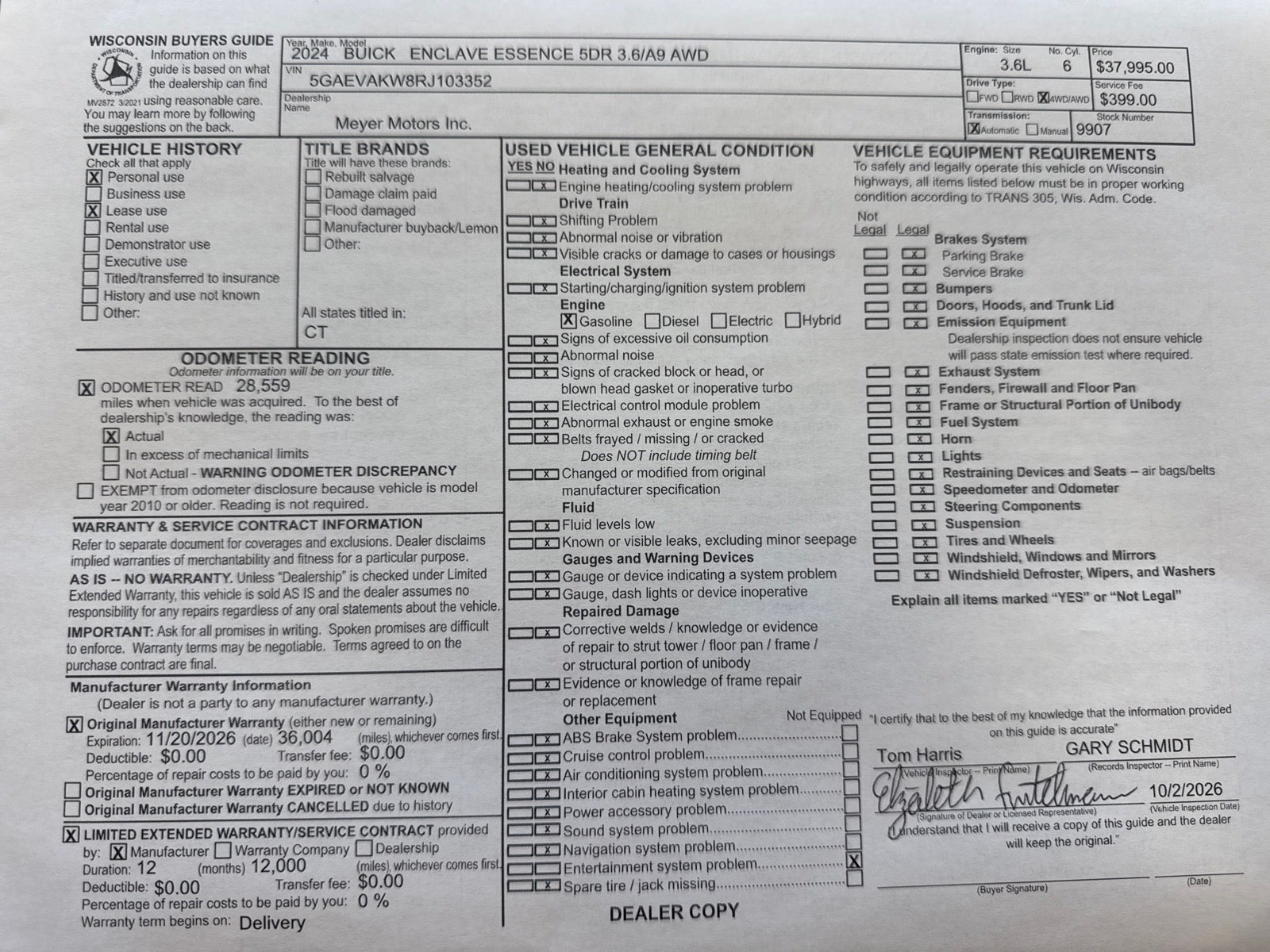 2024 Buick Enclave Essence