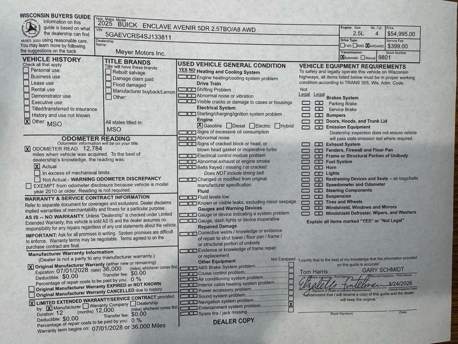 2025 Buick Enclave Avenir