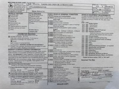 2022 Toyota Tundra 4WD SR5