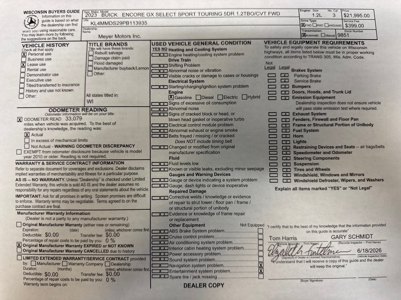 2023 Buick Encore GX Select