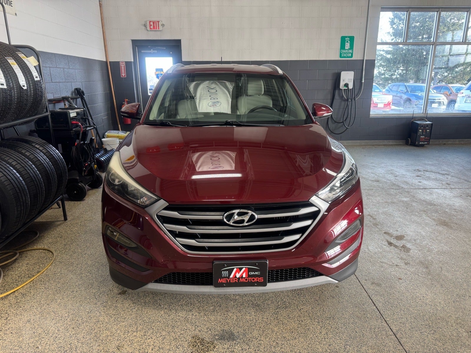 Used 2017 Hyundai Tucson Sport with VIN KM8J3CA27HU586712 for sale in Plymouth, WI