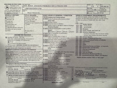 2019 Buick Envision Premium II