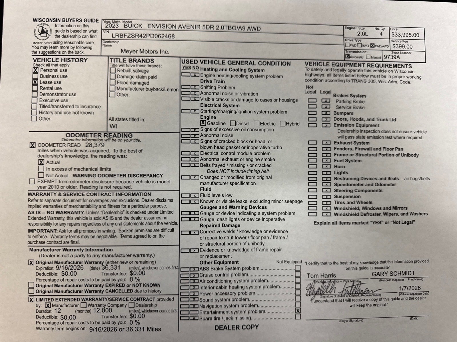 2023 Buick Envision Avenir