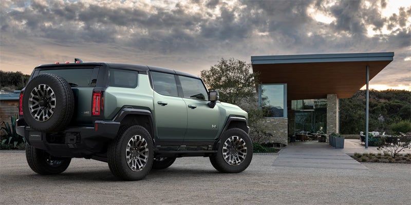 2025 GMC Hummer SUV Back View
