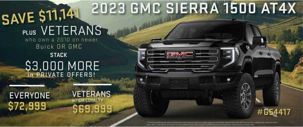 2024 GMC Sierra 1500 Veterans Offer